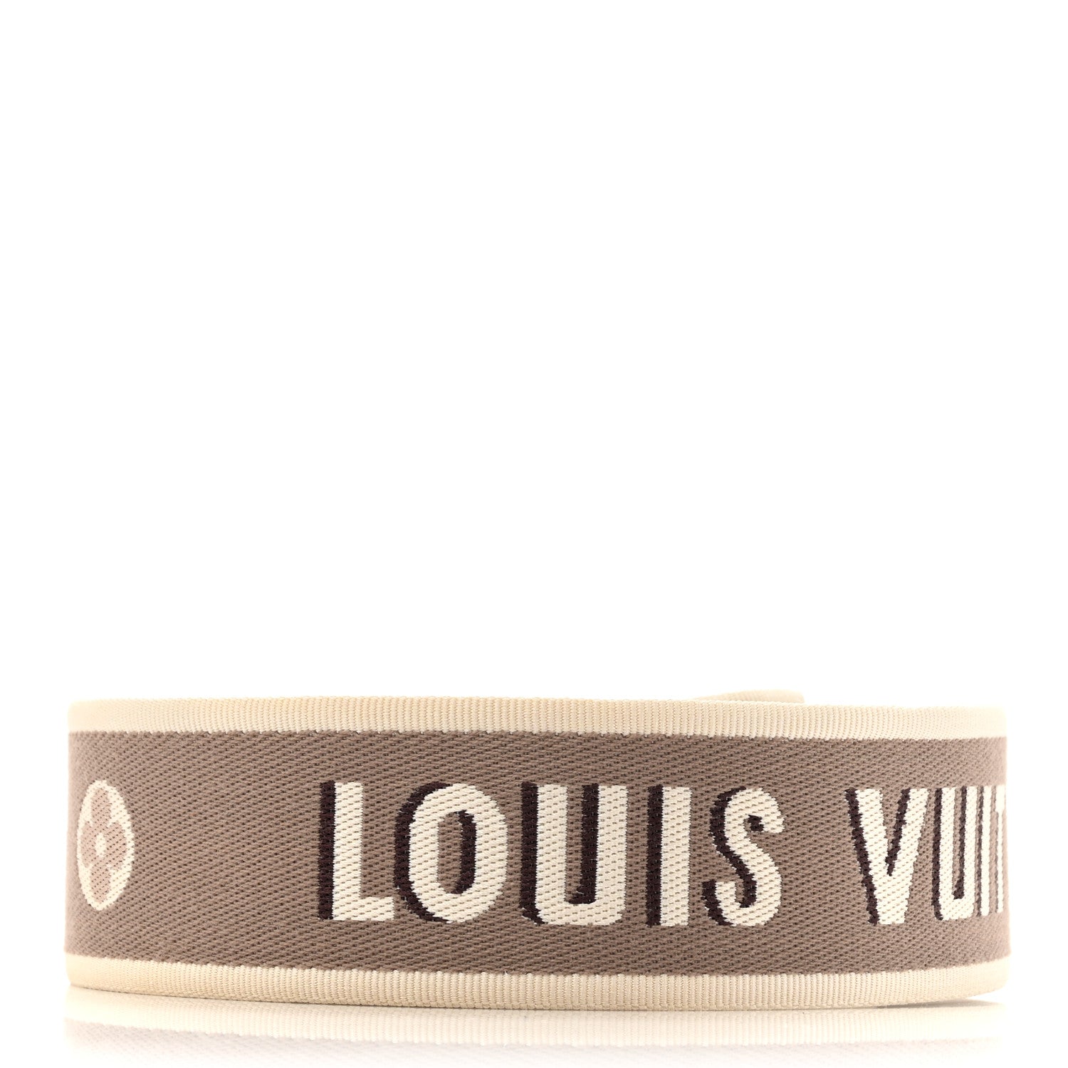 Louis Vuitton Jacquard Diane Shoulder Strap Tourterelle Creme 2 of 5