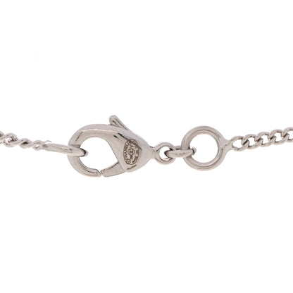 Chanel Crystal Timeless CC Necklace Silver 5 of 6