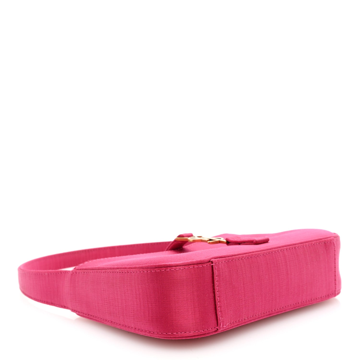 Saint Laurent Satin Le 5 A 7 Mini Hobo Guava Pink 4 of 10