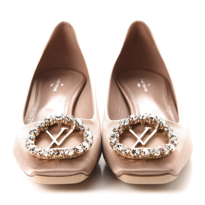 Louis Vuitton Satin Madeleine Pumps 38.5 Blush 2 of 12