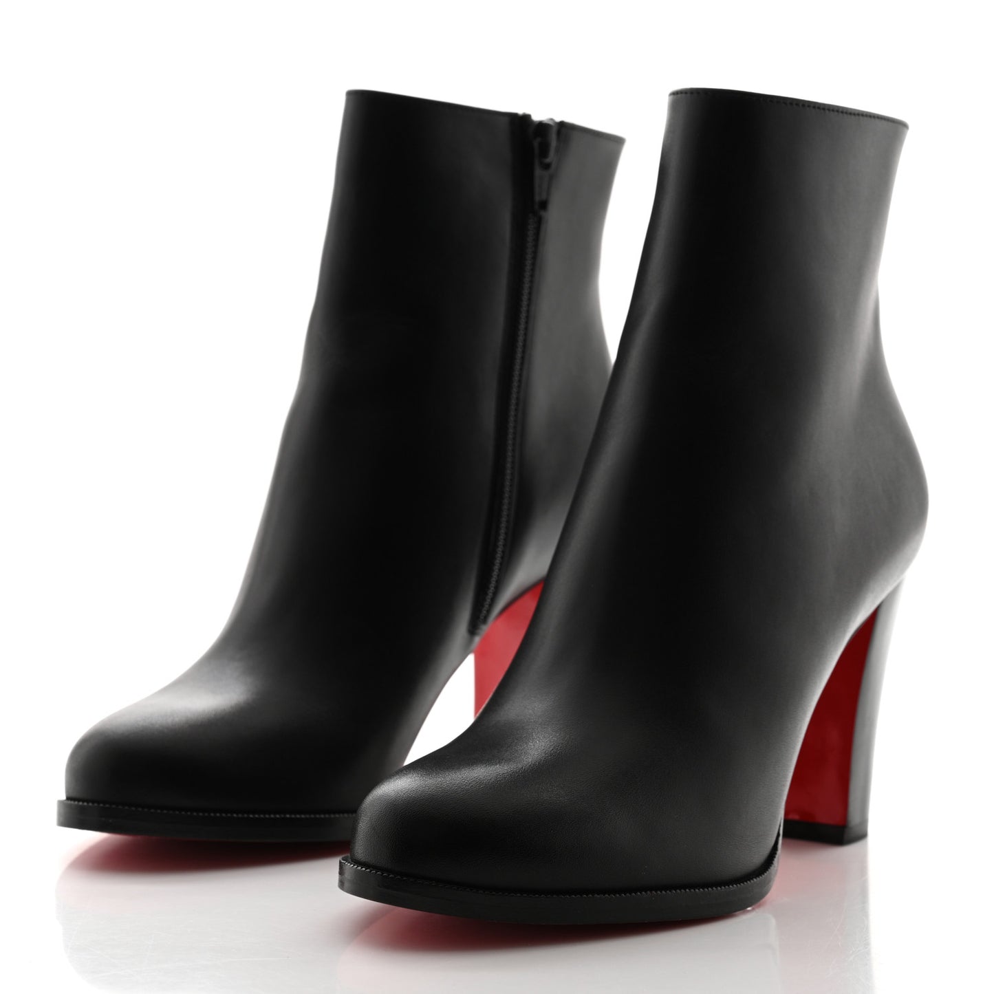 Calfskin Adox 85 Ankle Boots 37.5 Black