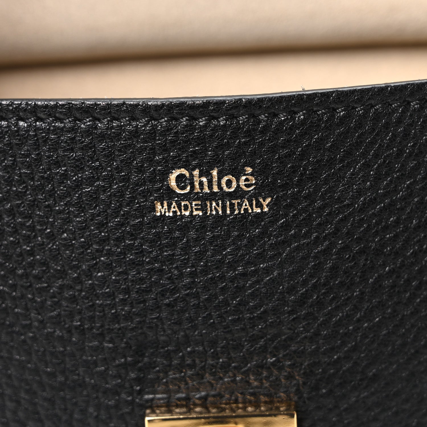 Chloe Grained Lambskin Mini Drew Shoulder Bag Black 6 of 10