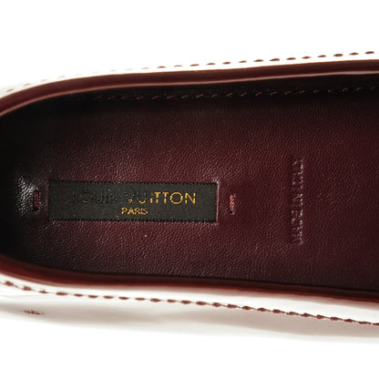 Louis Vuitton Patent Calfskin Oxford Loafers 40 Rouge Fauviste 7 of 7