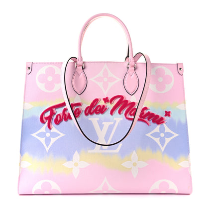 Louis Vuitton Monogram Escale Forte Dei Marmi Onthego GM Pastel 1 of 8