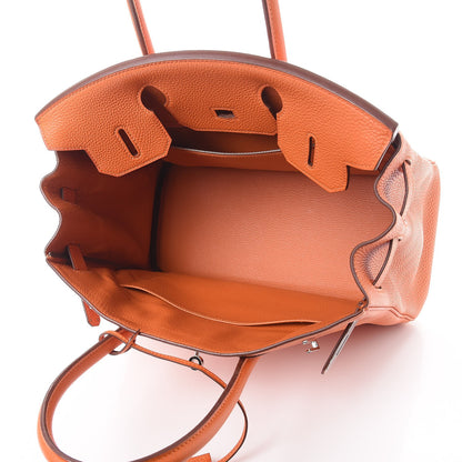 Hermes Togo Birkin 30 Orange 8 of 37