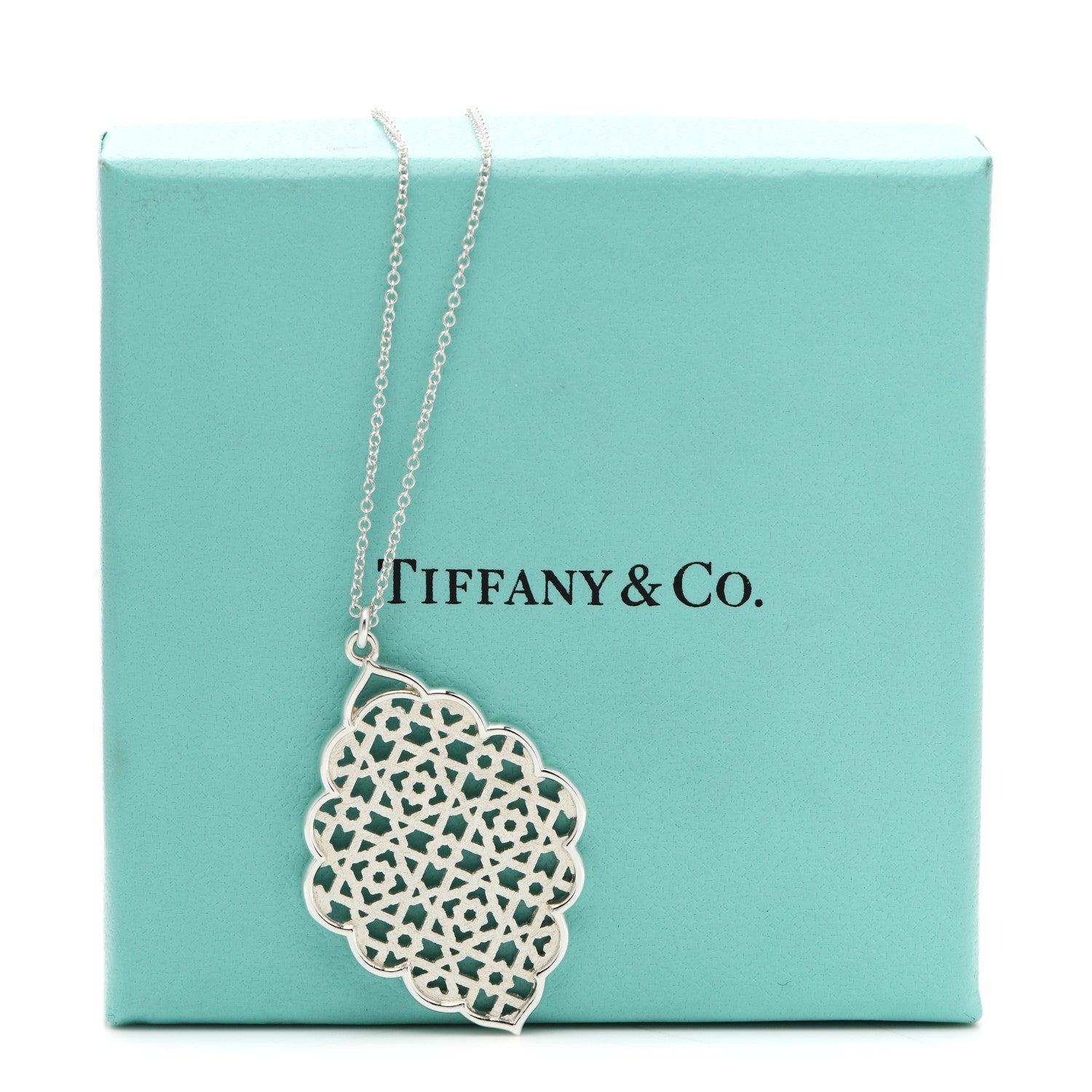 Tiffany Sterling Silver Paloma Picasso Marrakesh Pendant Necklace 6 of 6
