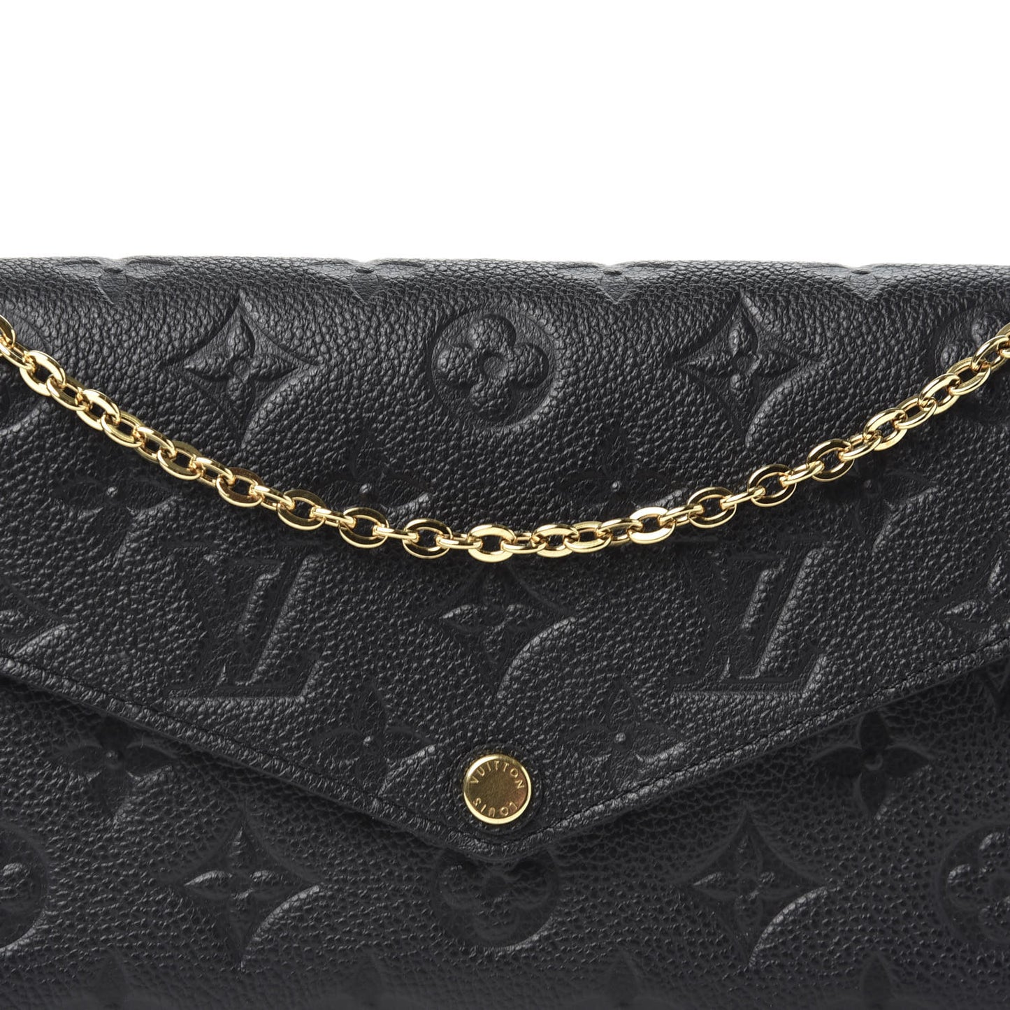 Empreinte Pochette Felicie Chain Wallet Black