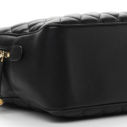 Chanel Calfskin Quilted CC Medium Vanity Case Black 9 of 11