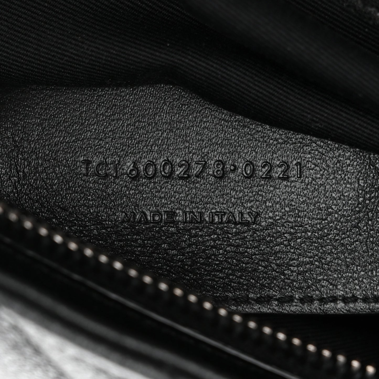 Sheepskin Matelasse Chevron Monogram Large College Satchel Black