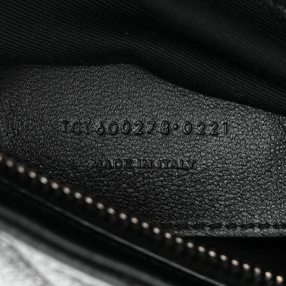Saint Laurent Sheepskin Matelasse Chevron Monogram Large College Satchel Black 7 of 15