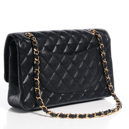 Chanel Caviar Quilted Medium Double Flap Black 3 of 8