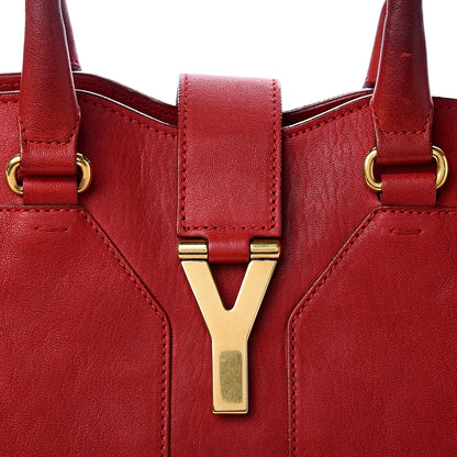 Saint Laurent Sheepskin Medium Cabas ChYc Red 12 of 12