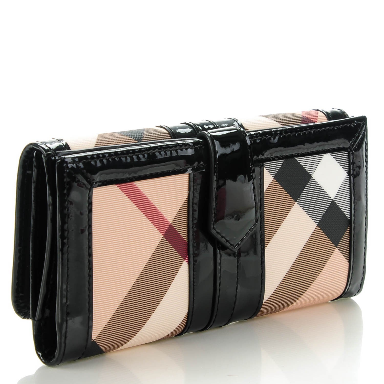 Burberry Supernova Check Penrose Continental Wallet Black 2 of 6