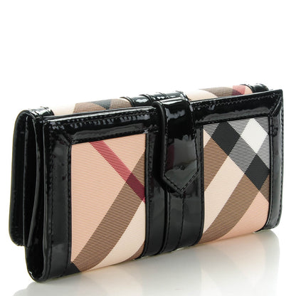 Burberry Supernova Check Penrose Continental Wallet Black 2 of 6