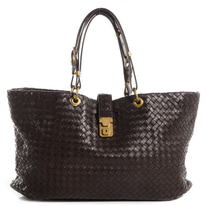 Bottega Veneta Nappa Intrecciato Large Capri Tote Ebano 1 of 8