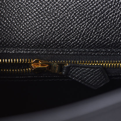 Hermes Epsom Kelly Sellier 28 Black 9 of 34