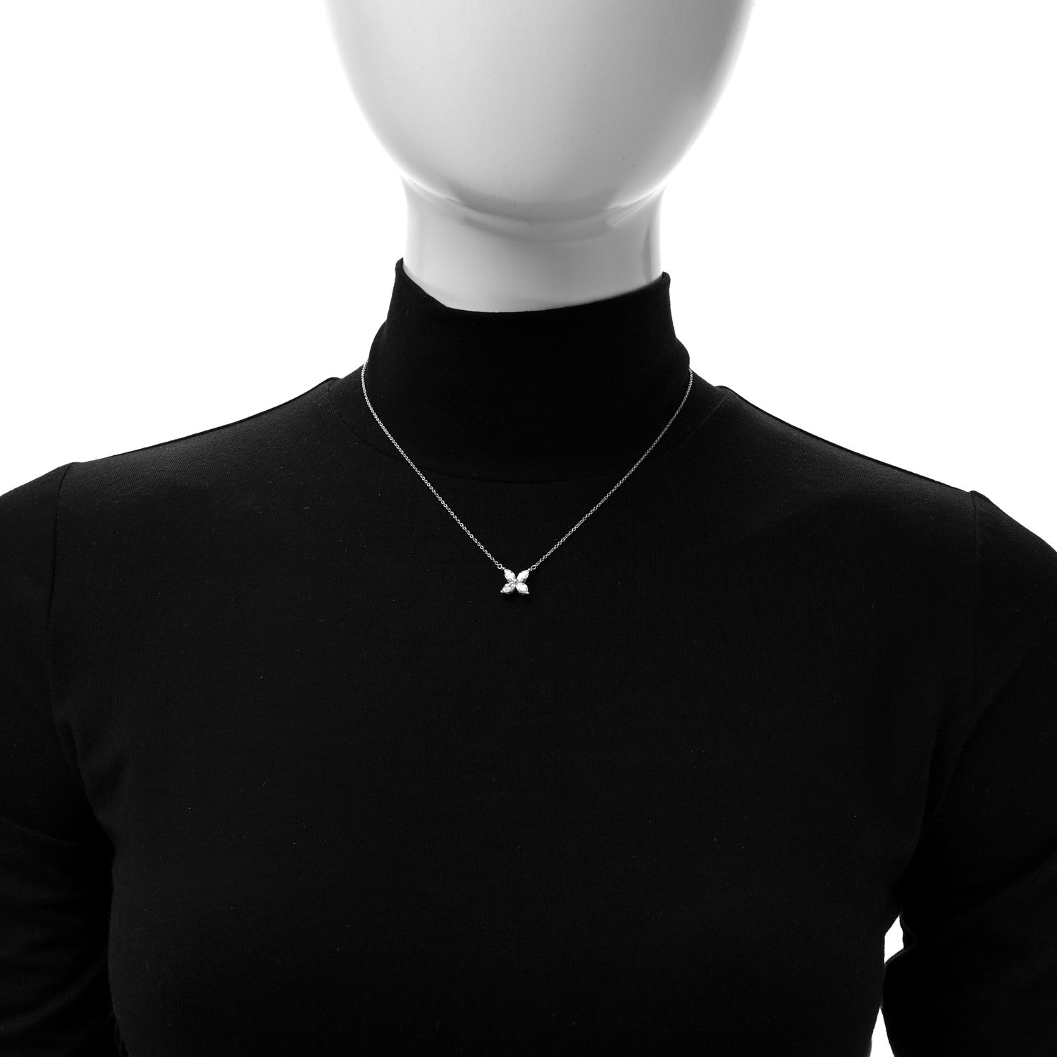 Tiffany Platinum Diamond Large Victoria Necklace 2 of 5