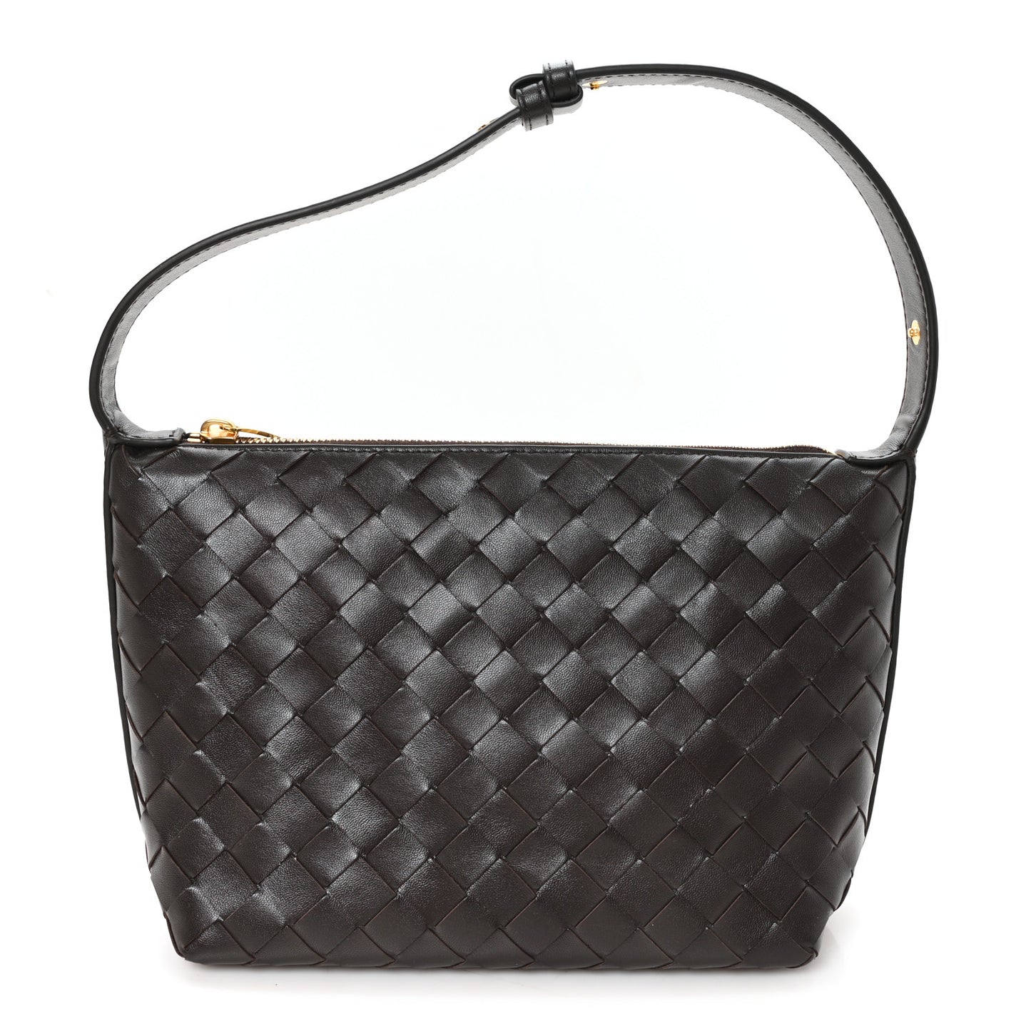 Calfskin Nappa Intrecciato Mini Wallace Fondant
