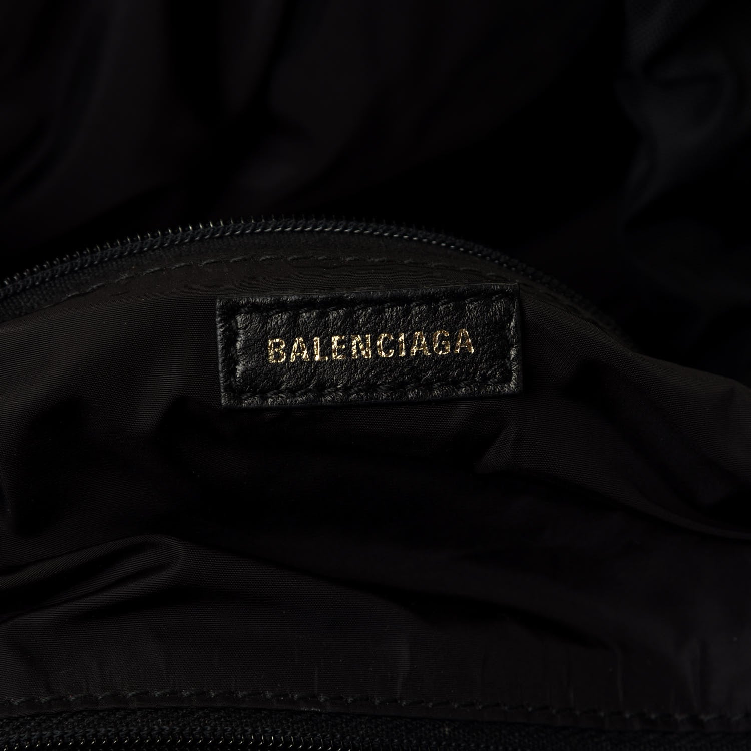 Balenciaga Textured Sport Nylon Logo Embroidered S Wheel Gym Bag Black Bleu Navy 6 of 10