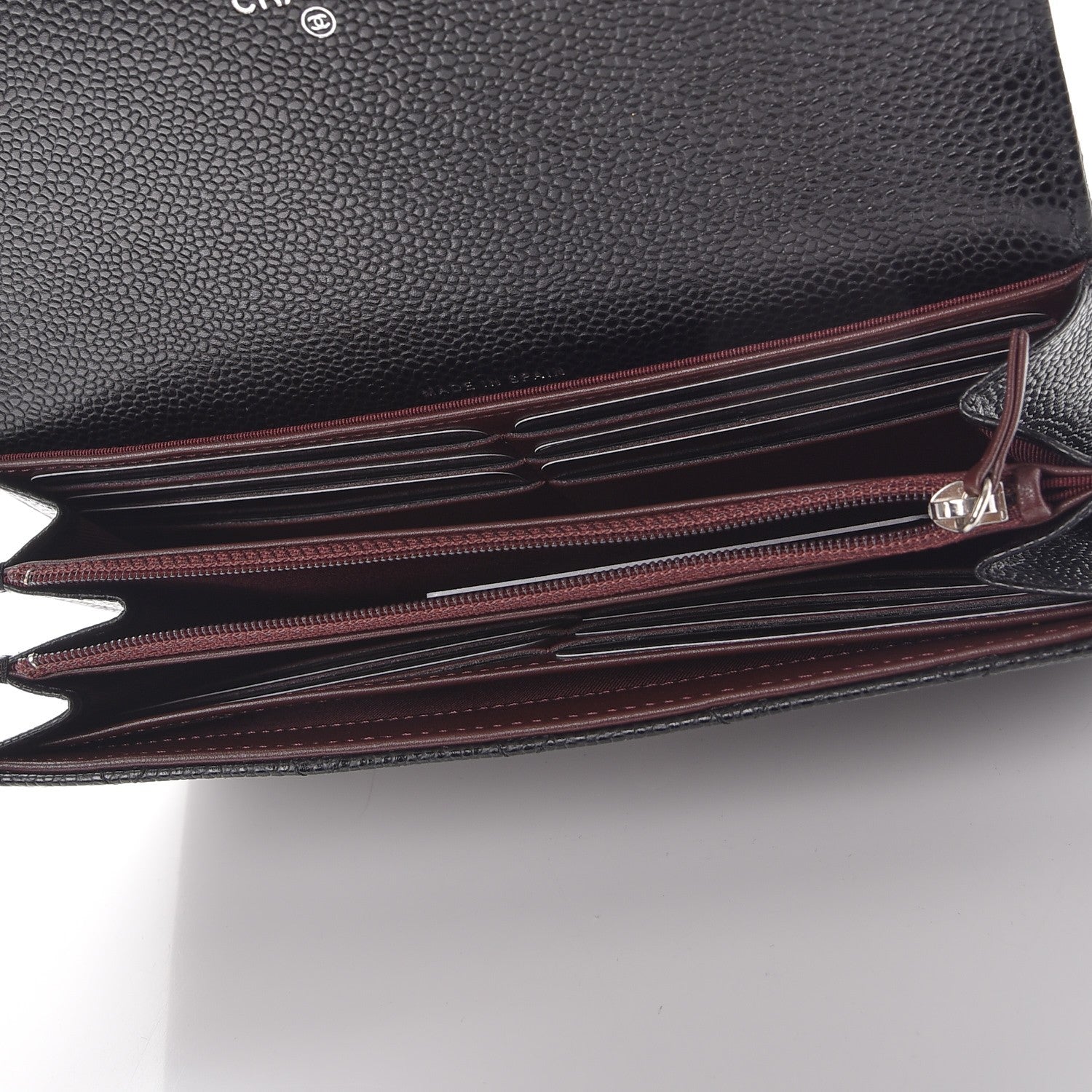 Chanel Caviar Quilted Large Flap Wallet Black 5 of 9