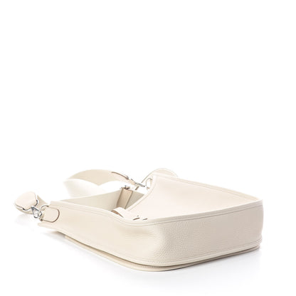 Hermes Taurillon Clemence Evelyne III PM Craie 4 of 10