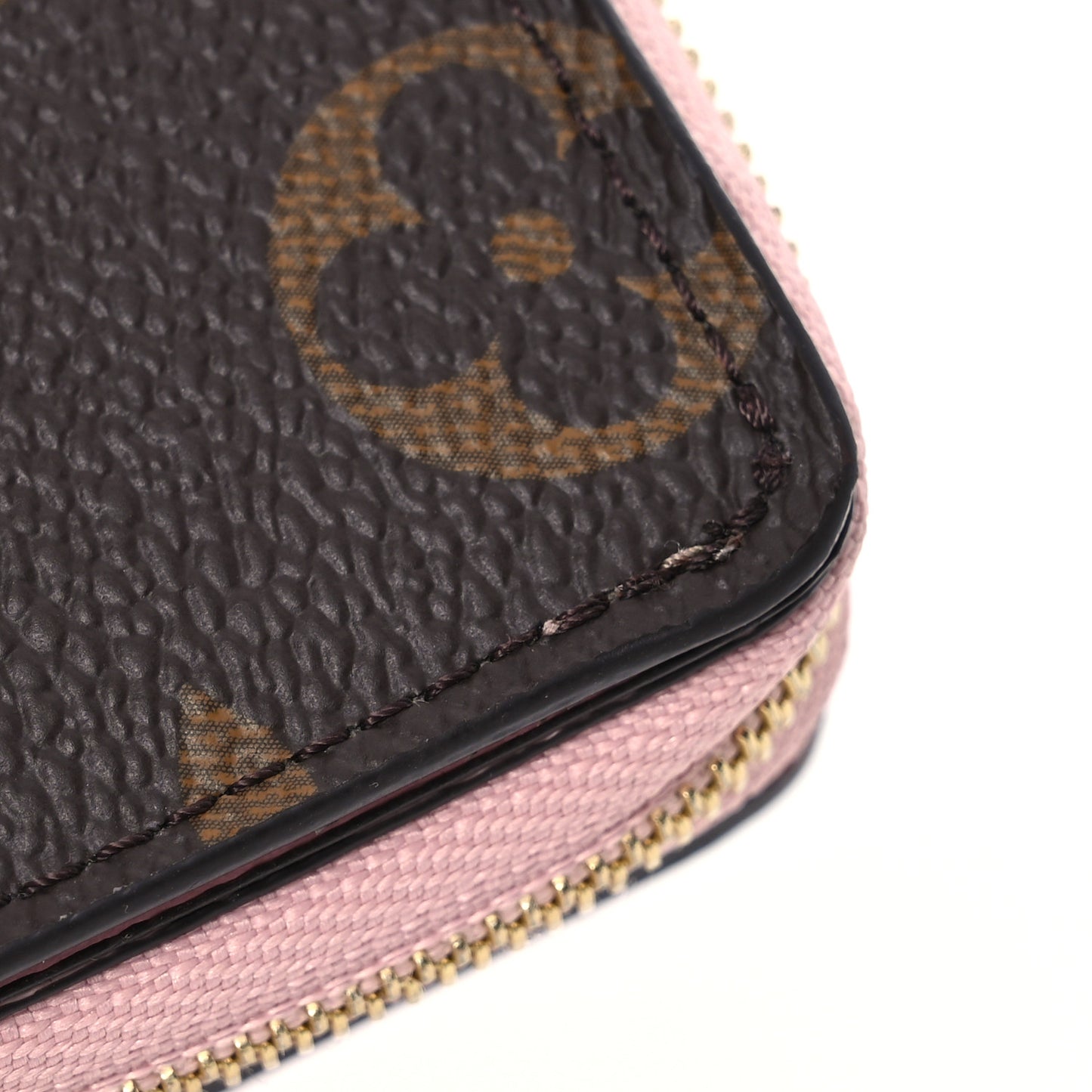 Monogram Juliette Wallet Rose Ballerine