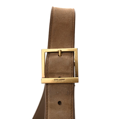 Saint Laurent Suede Large Le 5 A 7 Soft Hobo Golden Leaf 13 of 17