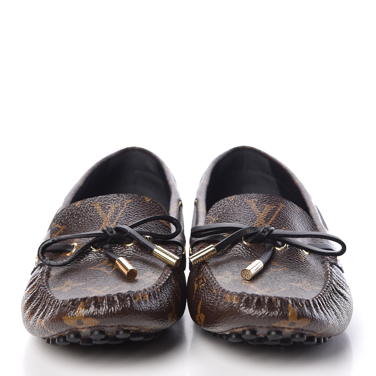 Louis Vuitton Patent Monogram Gloria Loafers 37.5 2 of 10