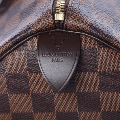 Louis Vuitton Damier Ebene Speedy 30 6 of 10
