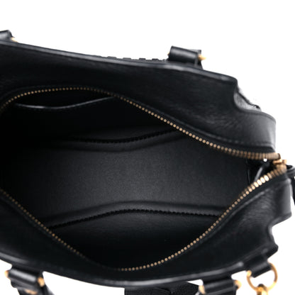 Balenciaga Grained Calfskin Neo Classic Gold Hardware Mini City Black 5 of 9