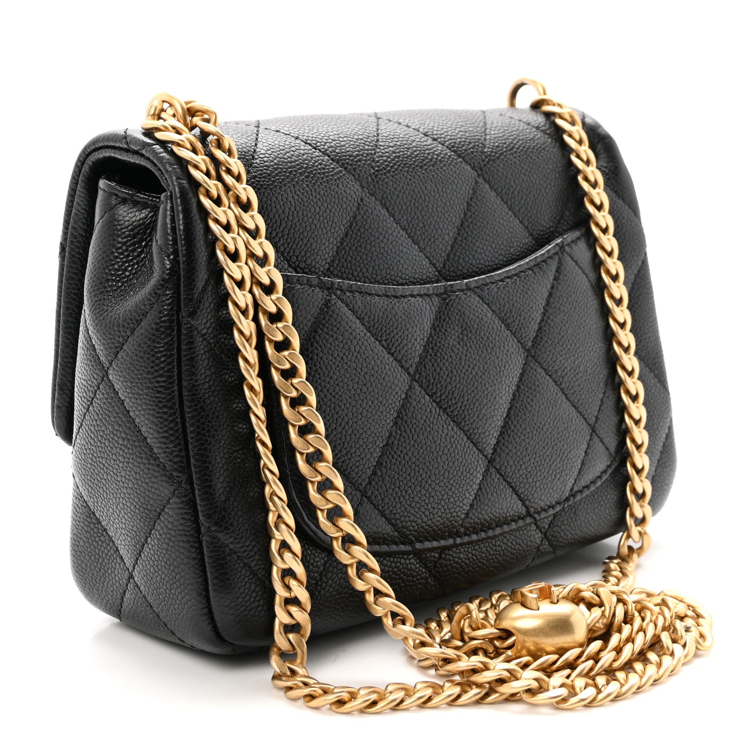 Chanel Caviar Quilted Mini Sweetheart Flap Black 3 of 11