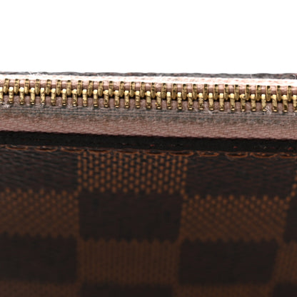 Louis Vuitton Damier Ebene Neverfull MM GM Pochette Rose Ballerine 11 of 12