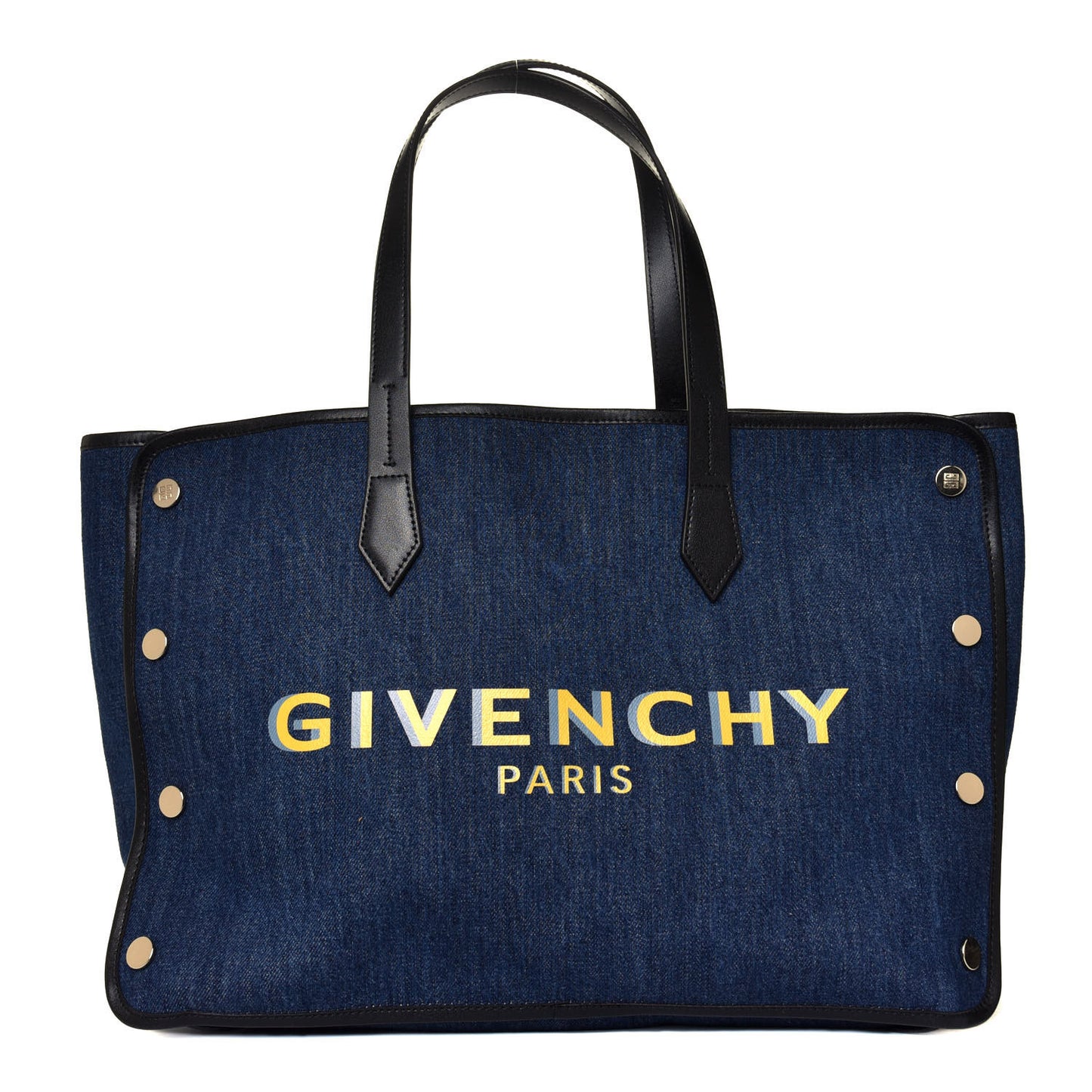 Denim Medium Logo Bond Shopper Tote Blue