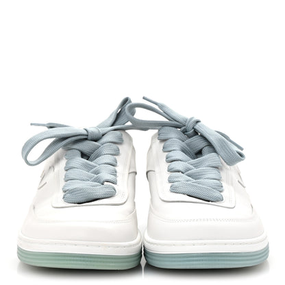 Chanel Calfskin CC Womens Sneakers 37.5 White 3 of 9