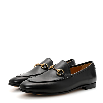 Gucci Calfskin Womens Jordaan Loafers 37 Black 4 of 10