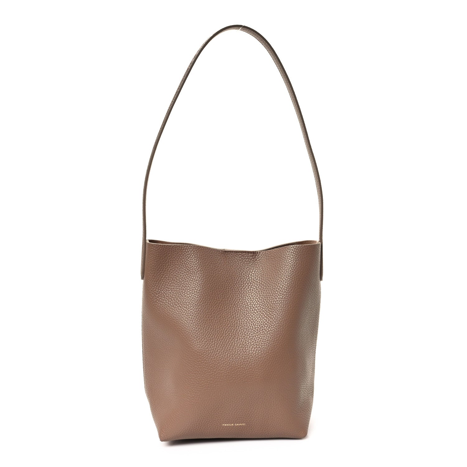 Mansur Gavriel Pebbled Calfskin Small Everyday Cabas Biscotto 1 of 9