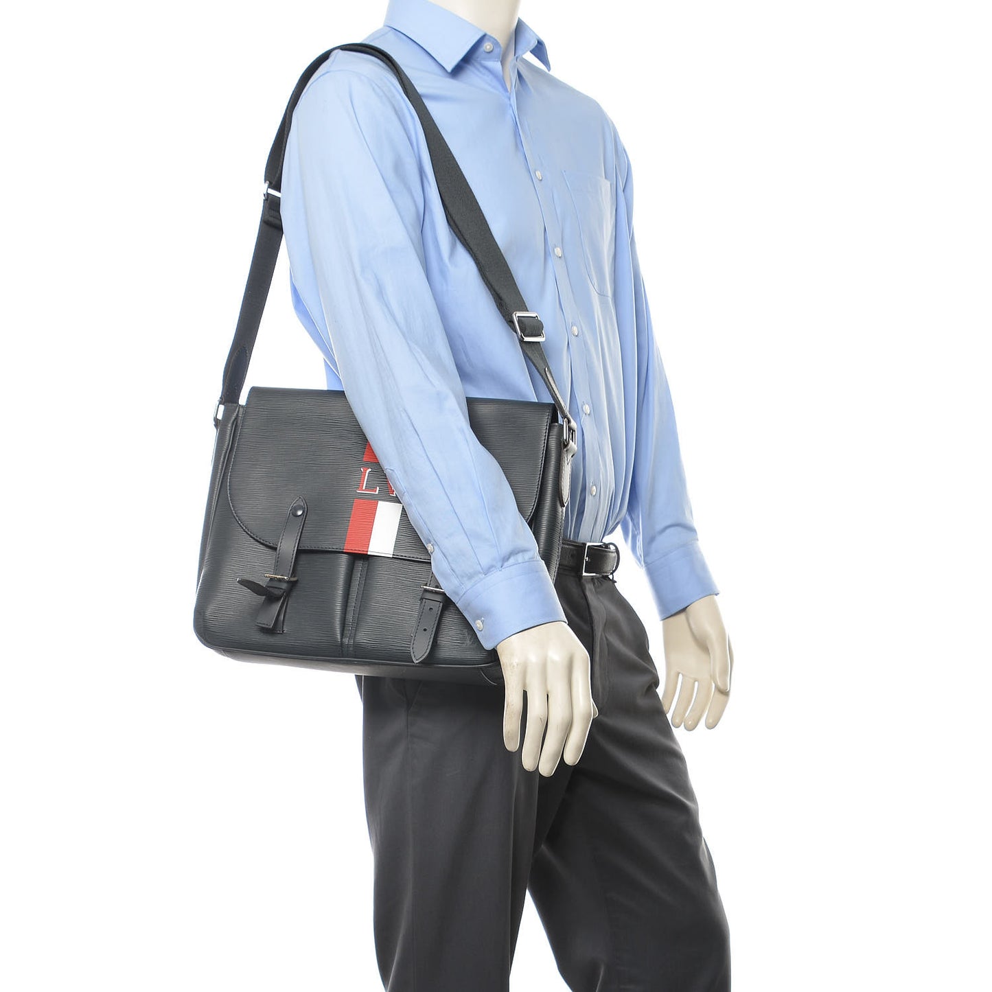 Epi Christopher Messenger Navy Stripes