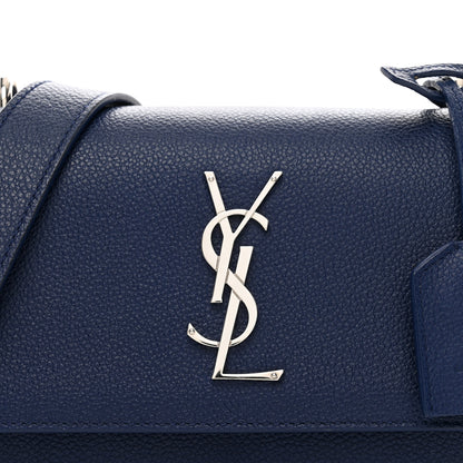 Saint Laurent Grained Calfskin Small Monogram Sunset Marinette 8 of 12