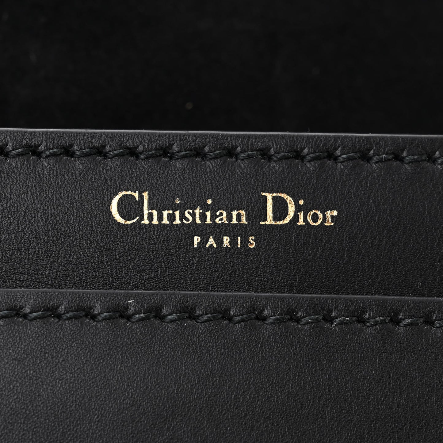 Calfskin J'Adior Chain Flap Bag Black