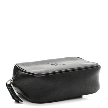 Saint Laurent Lambskin Monogram Lou Belt Bag Black 4 of 10