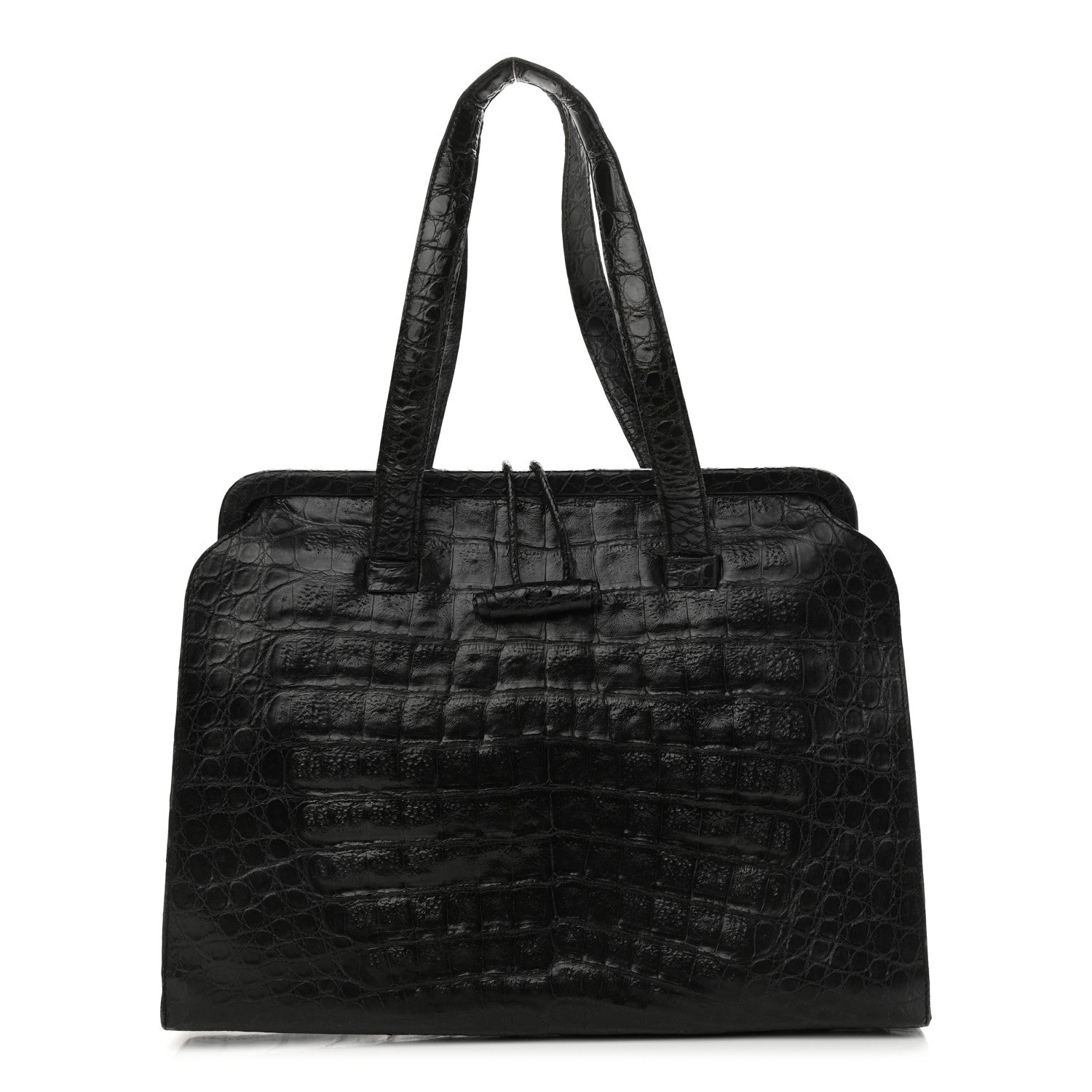 Nancy Gonzalez Crocodile Tote Black 1 of 17