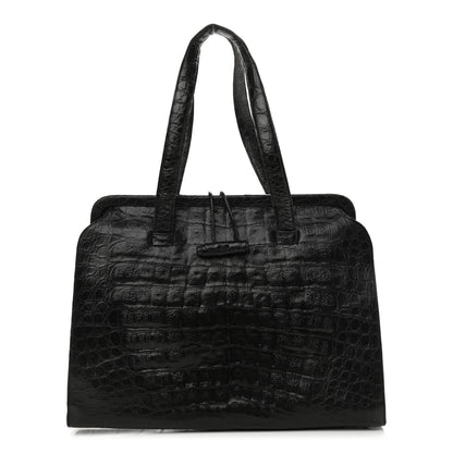 Nancy Gonzalez Crocodile Tote Black 1 of 17