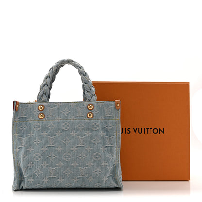Louis Vuitton Monogram Washed Denim Let Go PM Sky Blue 10 of 10