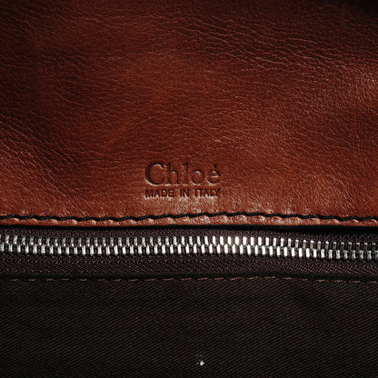 Chloe Leather Edith Dome Bowler Whiskey 6 of 7