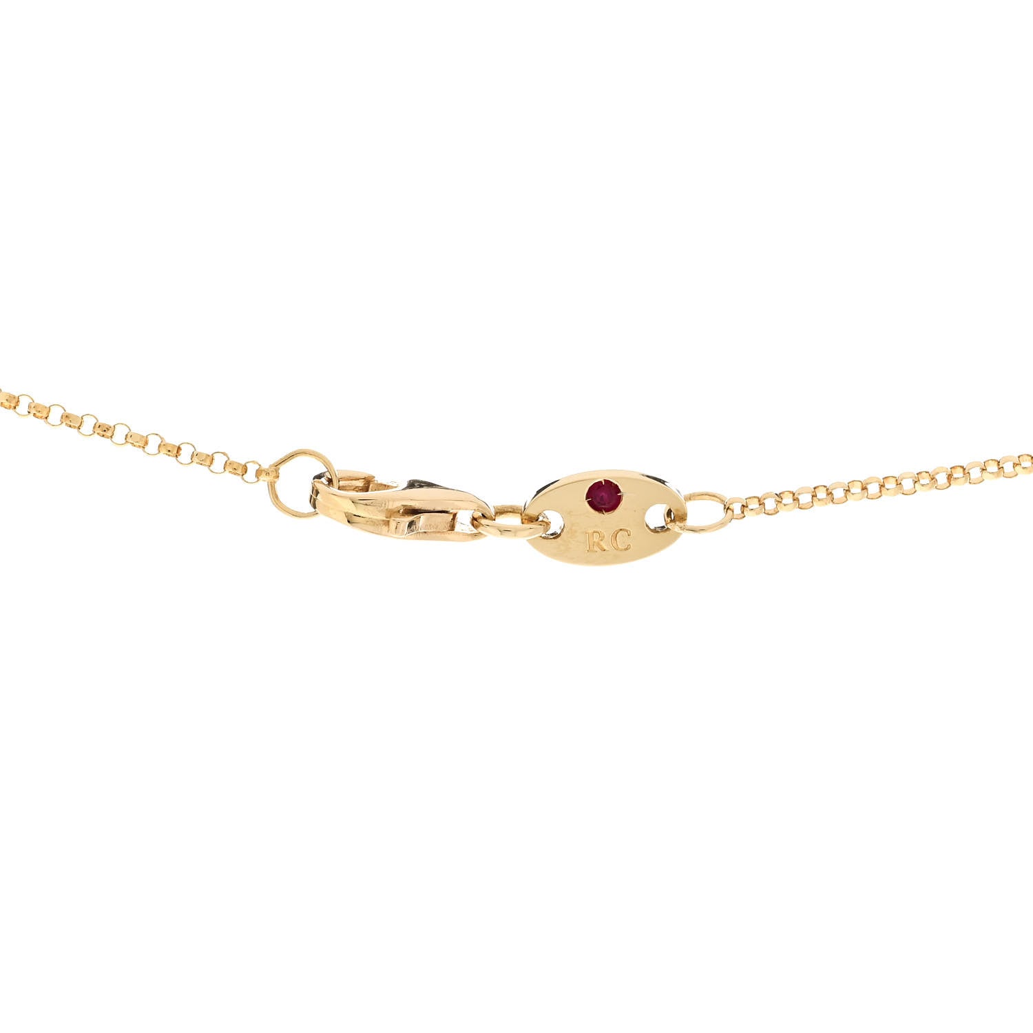 Roberto Coin 18K Yellow Gold Diamond Extra Small Petite Venetian Princess Flower Pendant Necklace 4 of 6