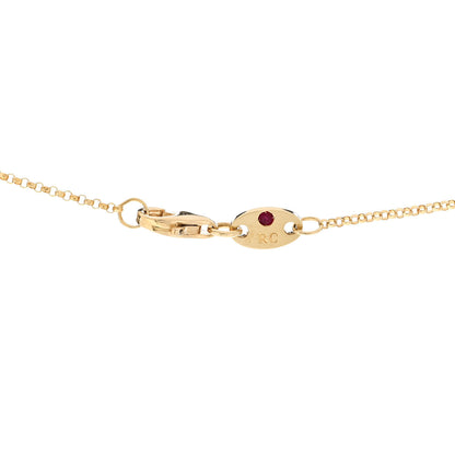 Roberto Coin 18K Yellow Gold Diamond Extra Small Petite Venetian Princess Flower Pendant Necklace 4 of 6