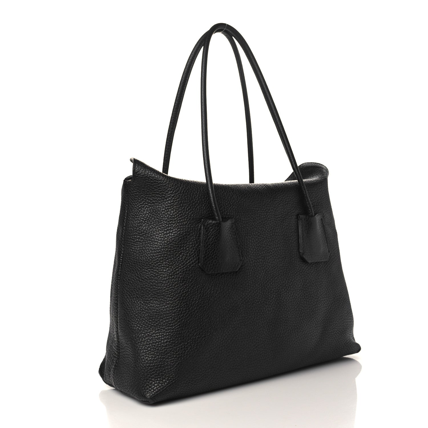 Burberry London Grainy Calfskin Medium Baynard Tote Black 2 of 7