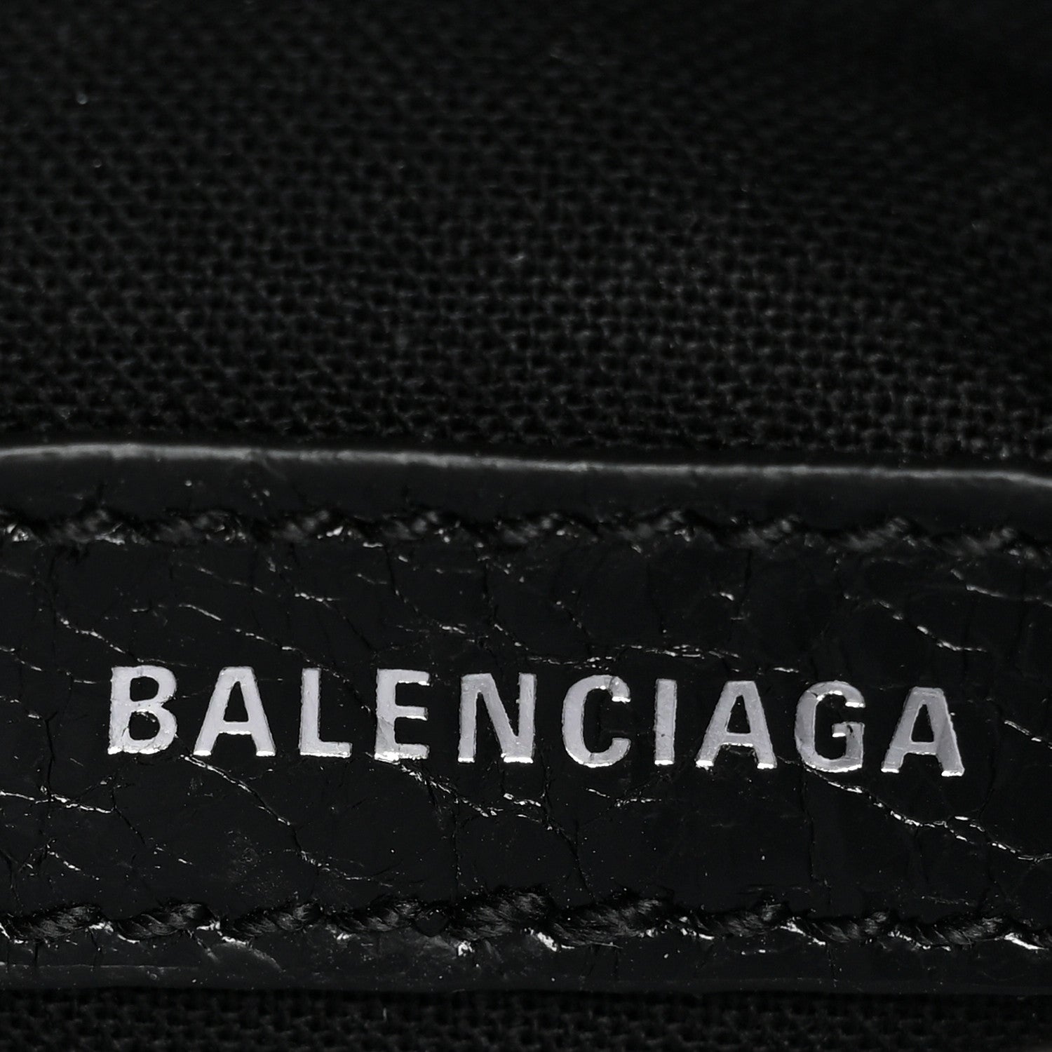 Balenciaga Agneau Le Cagole Clip On Card Mirror Black 7 of 9