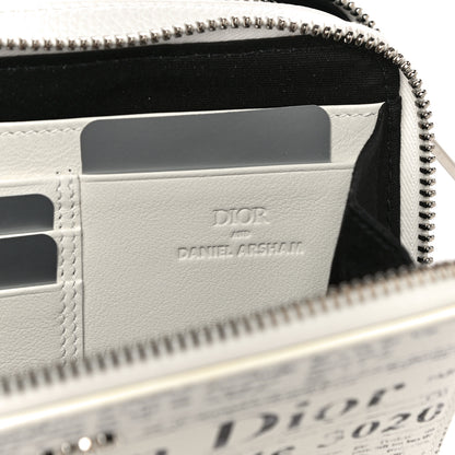 Christian Dior X DANIEL ARSHAM Grained Calfskin Newspaper Messenger White 7 of 10