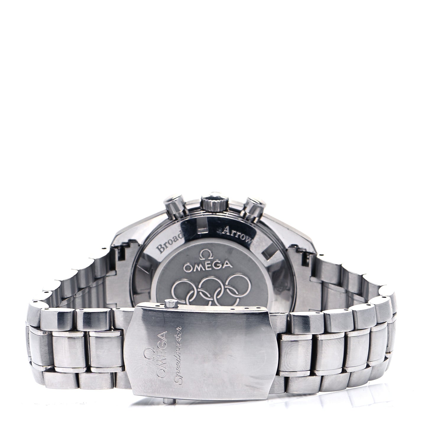 Stainless Steel 42mm Speedmaster Date Olympic Series Automatic Watch White 321.10.42.50.04.001